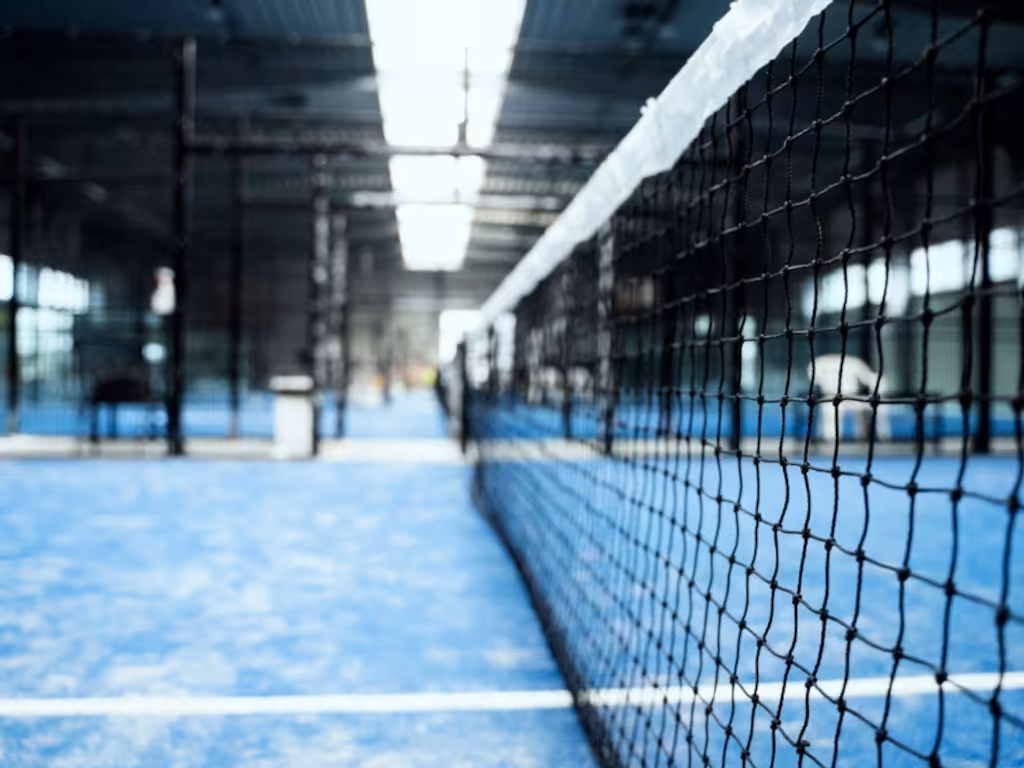 side-view-of-a-net-on-a-padel-court